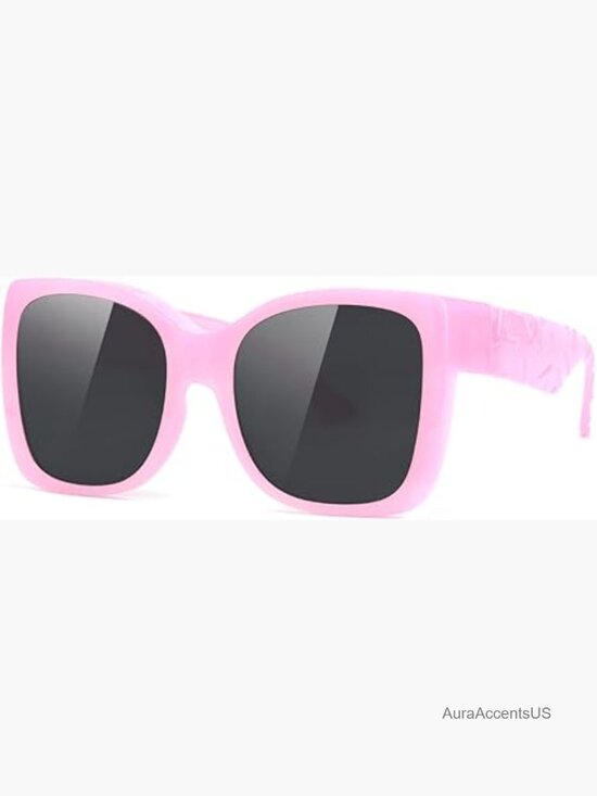 Oversized Square Sunglasses with UV400 Polarized Lenses, Fit Over Glasses main image 5
